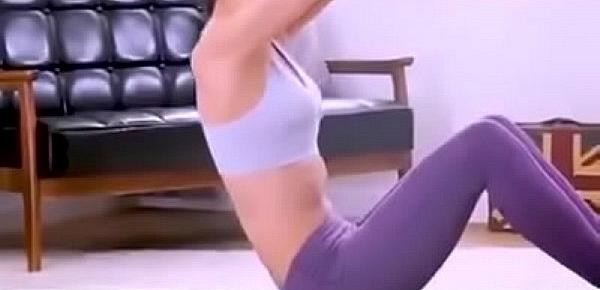  Yoga teacher fuck Xxx doggy style Blowjob